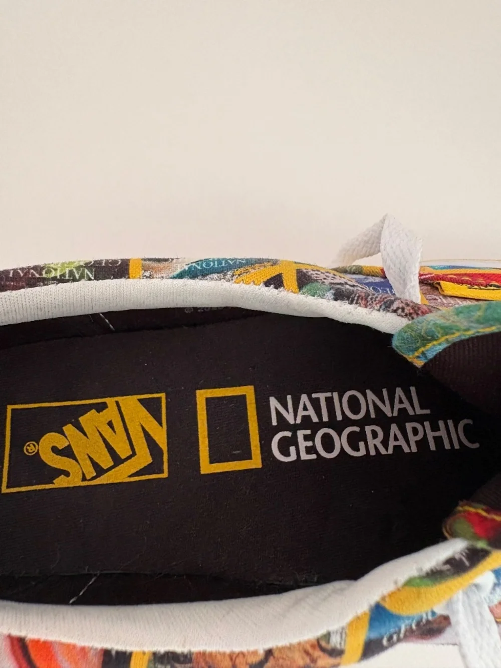 Vans Collab Canvas Sneaker Limited Edition National Geographic Women